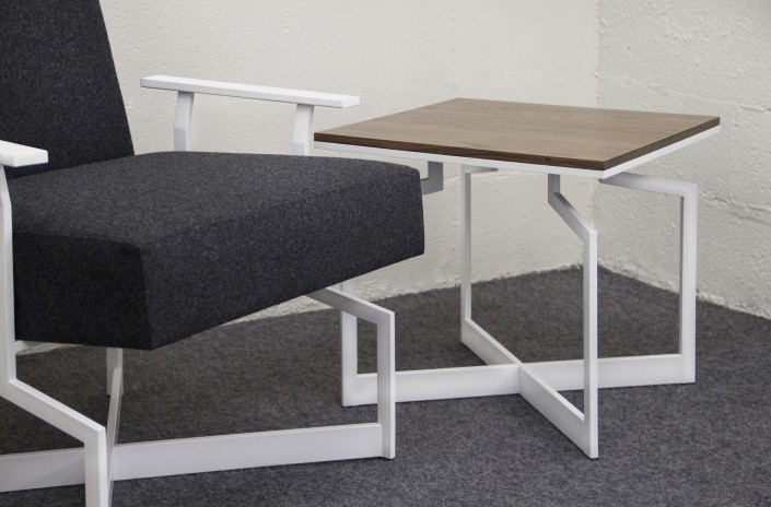 Xavier Xavier Lounge and Square Side Table detail