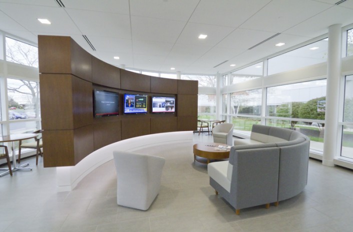La Jolla Briggs - Modifieid La Jolla Banquette with Custom Legs